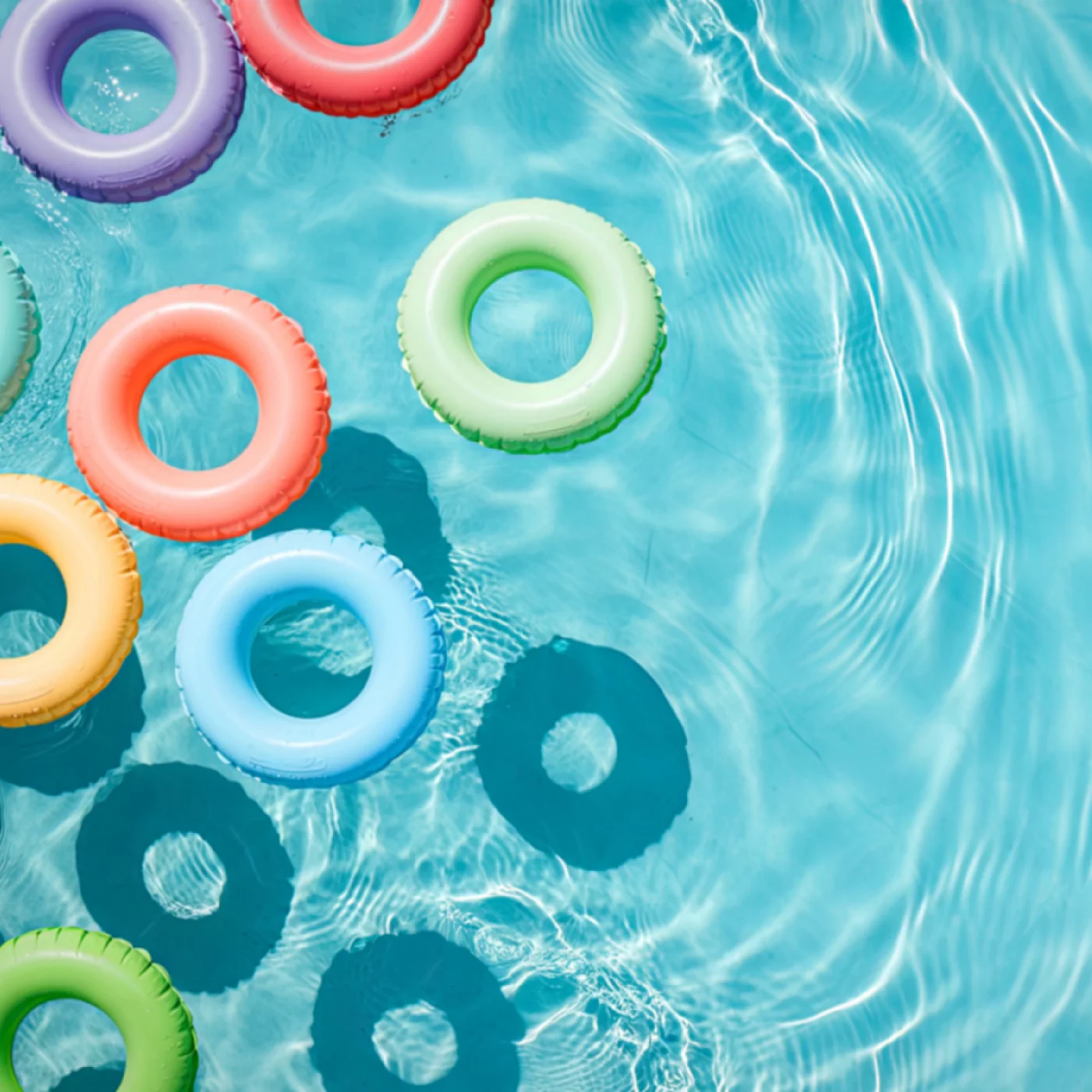 Premium pool care results with clear water and a well-kept backyard